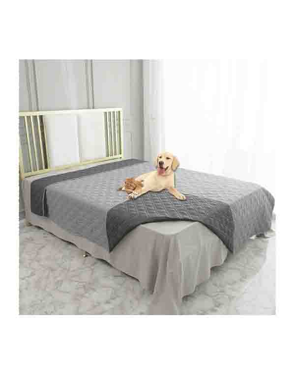 Waterproof Dog Bed Cover Reversible Pet Blanket for Couch Sofa and Furniture Protection image