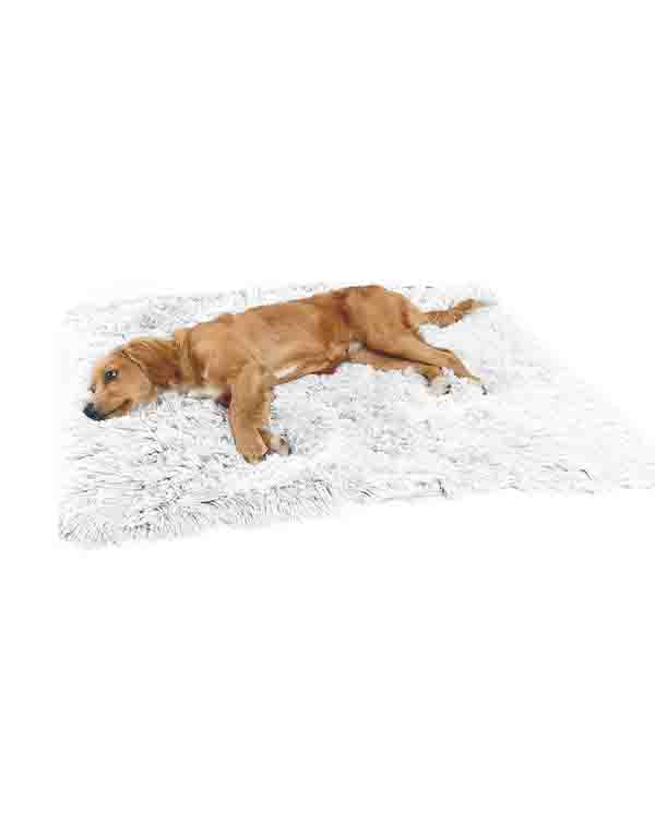 Calming Dog Blanket Ultra Soft Faux Fur Anxiety Relief Throw for Dogs and Cats image