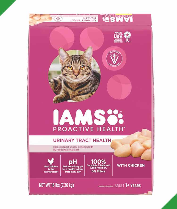 Cat food for cats that throw up - IAMS Proactive Health Adult Urinary Tract Healthy Dry Cat Food with Chicken