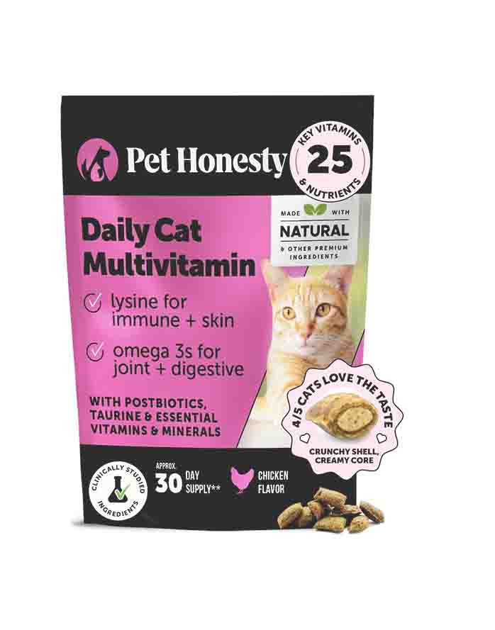 Best Cat Vitamins & Supplements: Multivitamin Crunchy & Creamy Chews for Healthy image