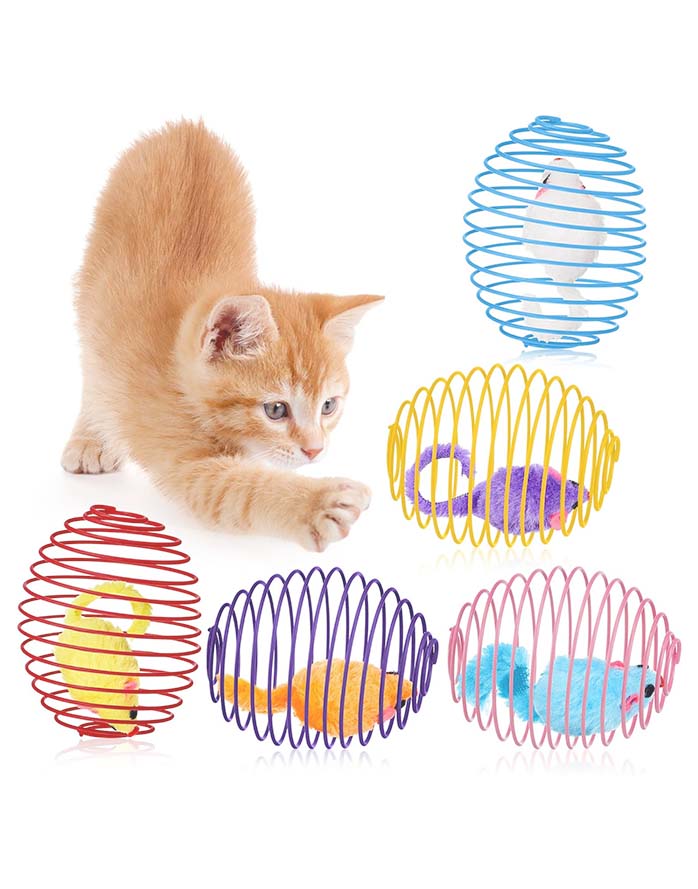 Cat Spring Balls Stretchable Springs Toys - five nights at freddy's action figures springtrap image