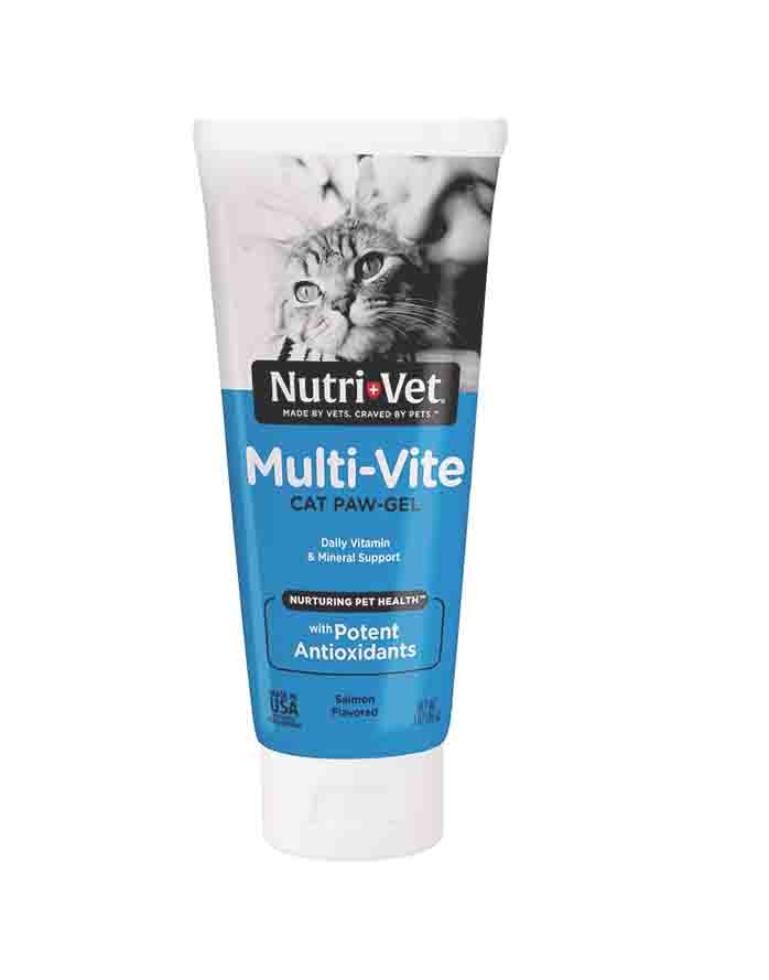 Nutri-Vet Multi-Vite Paw Gel for Cats – Best Cat Vitamins & Supplements for Immunity image