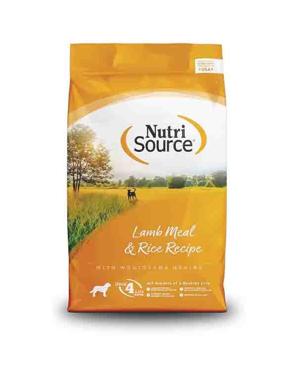 NutriSource Lamb Meal and Rice Adult Dog Food 26LB - Complete Nutrition for Sensitive Stomach and Healthy Digestion image