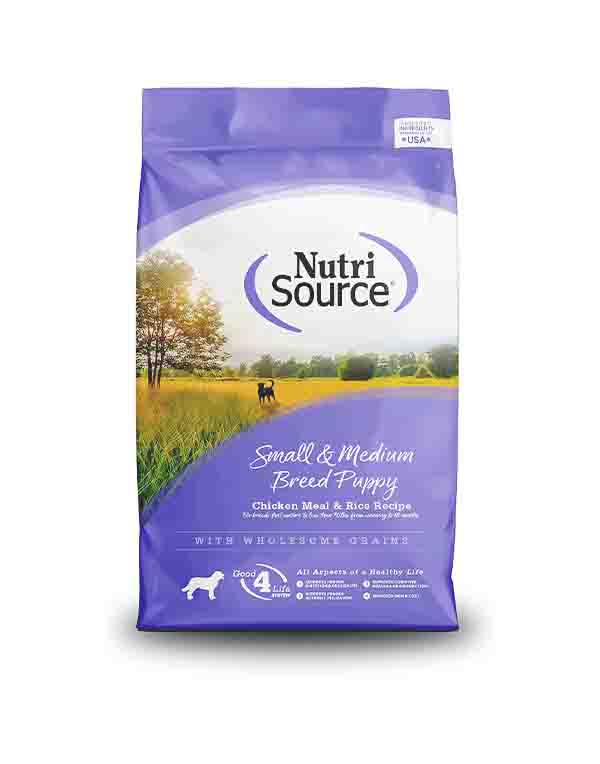 Best Puppy Food for Small and Medium Breeds with Chicken Meal and Rice (NutriSource Premium Growth Formula) image