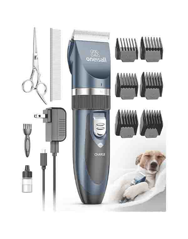Dog Grooming Clippers Quiet Cordless Low Noise Pet Trimmer image