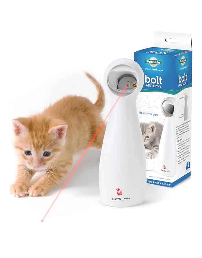 Laser Cat Toy – Automatic Laser Light with Random Patterns, Red Dot Light for Cats to Chase & Interactive Play image