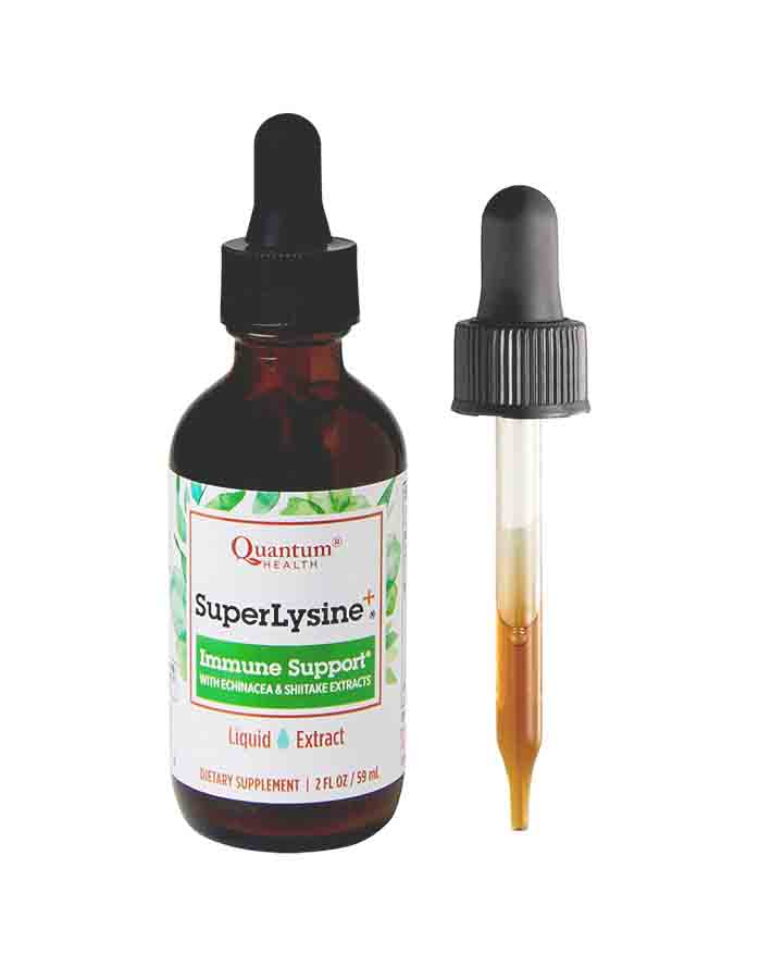 Quantum Health SuperLysine plus Liquid – Immune Support Supplement with Echinacea, Vitamin D3, Bee Propolis & Shiitake image